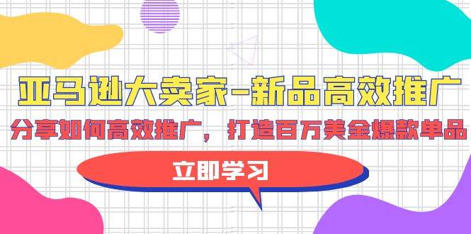 亚马逊 大卖家-新品高效推广，分享如何高效推广，打造百万美金爆款单品-天麒项目网_中创网会员优质付费教程和创业项目大全