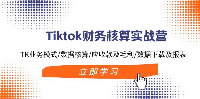 Tiktok财务核算实战营：TK业务模式/数据核算/应收款及毛利/数据下载及报表-天麒项目网_中创网会员优质付费教程和创业项目大全