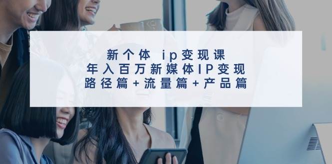 新个体 ip变现课，年入百万新媒体IP变现，路径篇+流量篇+产品篇-天麒项目网_中创网会员优质付费教程和创业项目大全