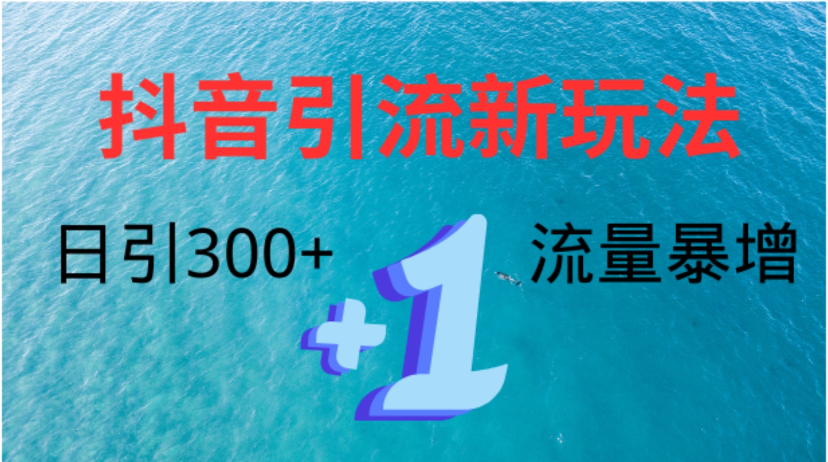 创业粉高效引流，抖音工具号玩法4.0，日引300+-天麒项目网_中创网会员优质付费教程和创业项目大全