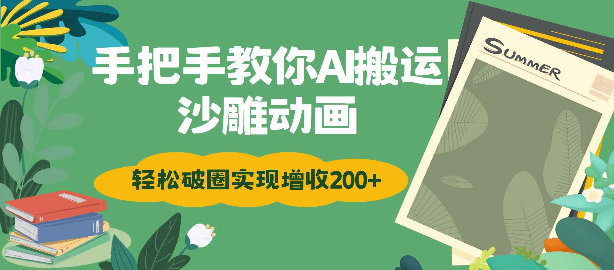 手把手教你用AI搬运沙雕动画轻松破圈实现增收200+-天麒项目网_中创网会员优质付费教程和创业项目大全